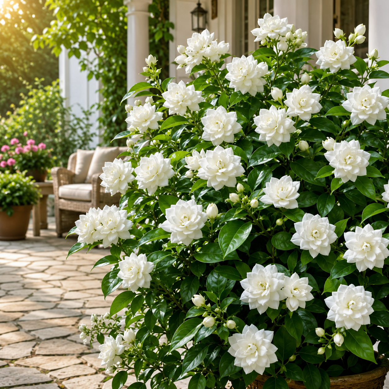 Double Bloom Jasmine Seeds for Fragrant Gardens - Lifestyle Scene