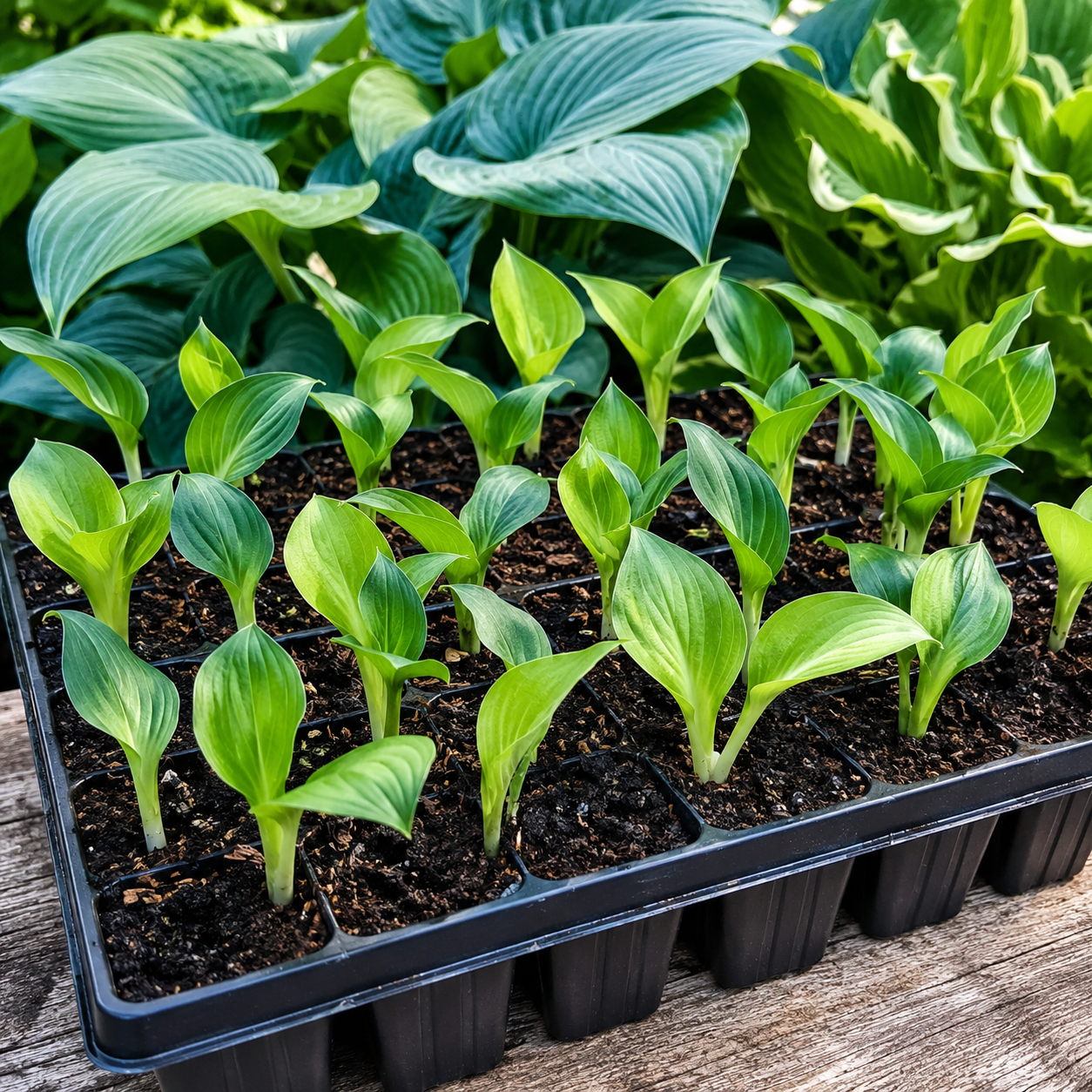 Giant Tall Hosta Bulbs for Lush Shade Borders - Starter / Early Growth
