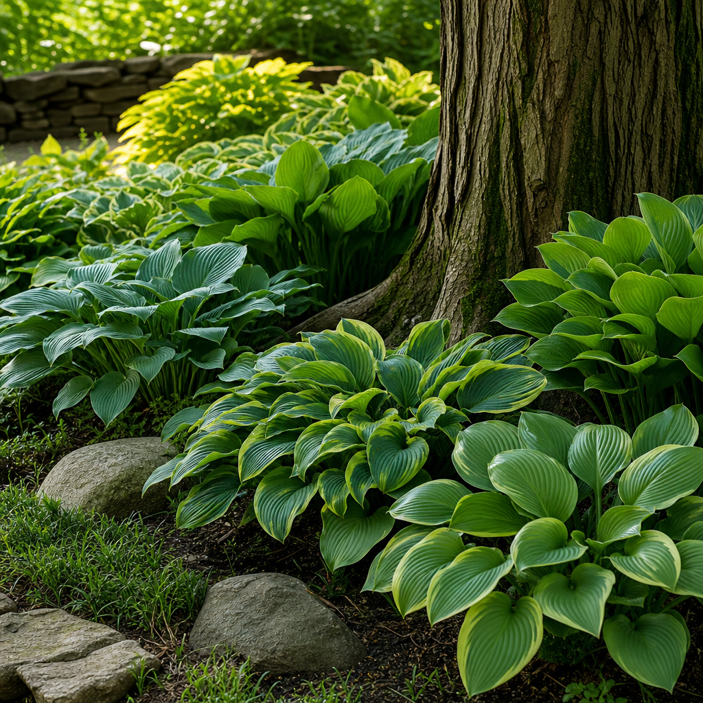 Lush Shade Garden Hosta Seeds - Full Green Shade Payoff