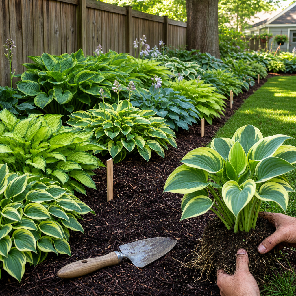 Lush Shade Garden Hosta Seeds - Fence Line Coverage