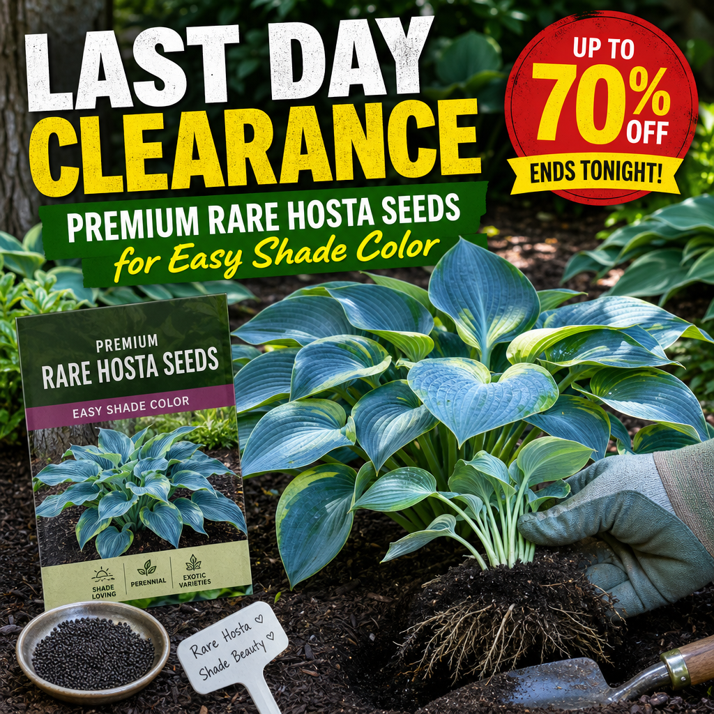 Premium Rare Hosta Seeds for Easy Shade Color - Last Day Clearance Hero