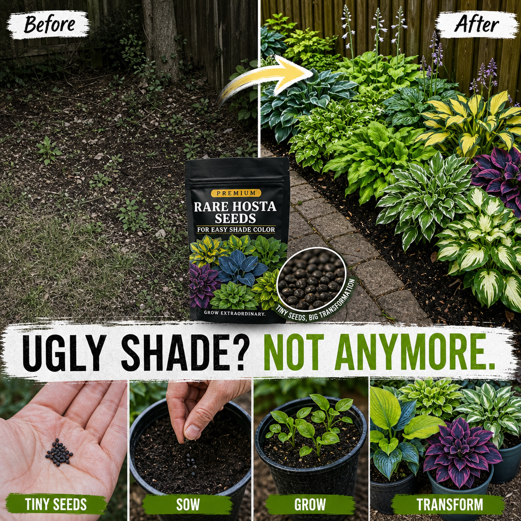Premium Rare Hosta Seeds for Easy Shade Color - Shade Corner Rescue
