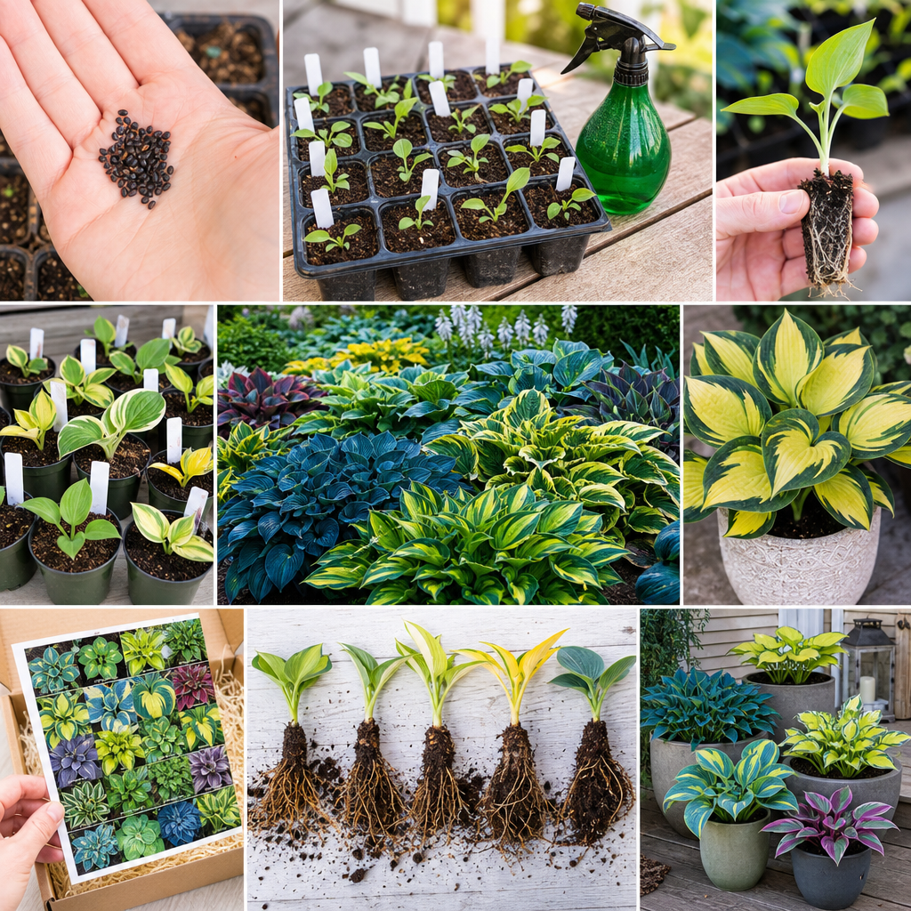 Premium Rare Hosta Seeds for Easy Shade Color - Seedling Tray Proof