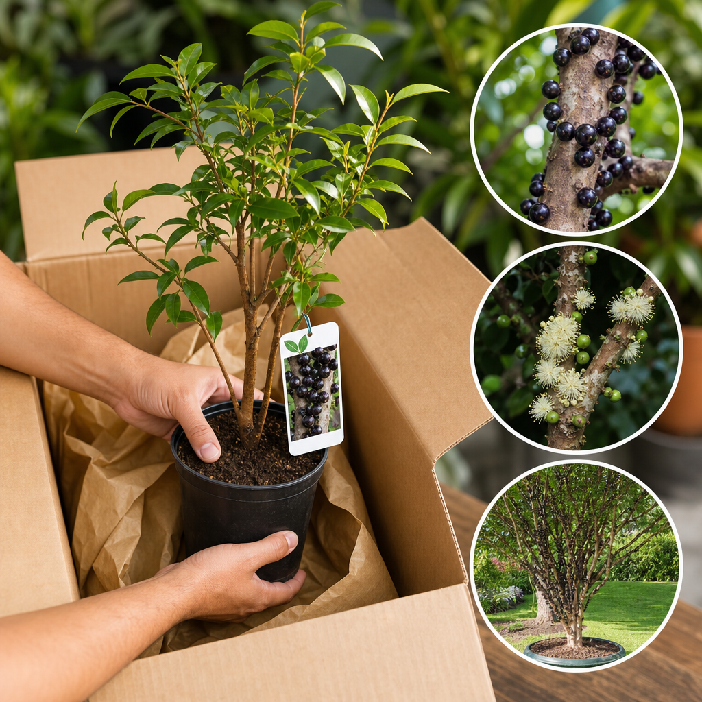 Jaboticaba Tree Starter for Exotic Home Fruit - Live Starter Arrival
