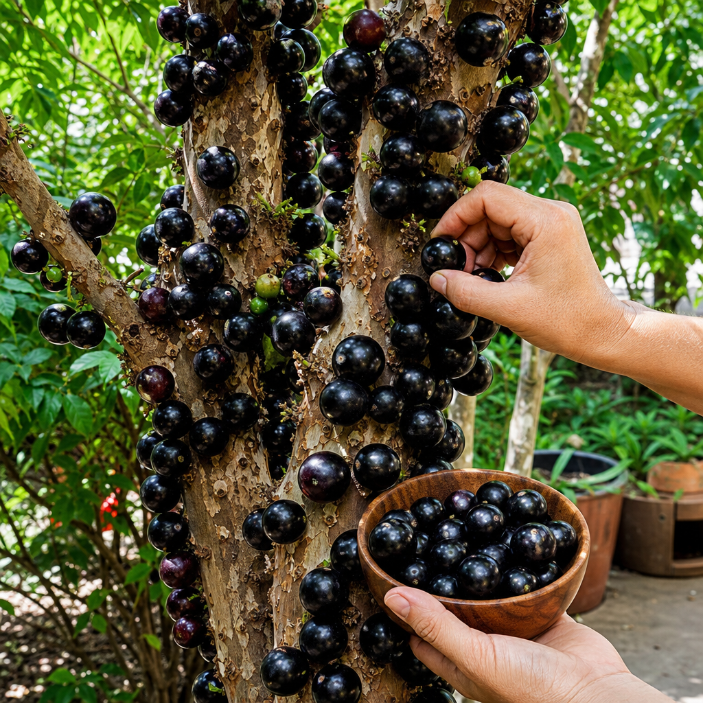 Jaboticaba Tree Starter for Exotic Home Fruit - Harvest Bowl Moment